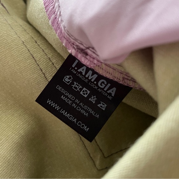 I.AM.GIA Natali Pant in Purple Size Small Belted Relaxed Fit - Picture 4 of 9